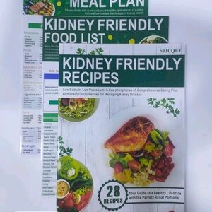 Kidney Friendly Recipes Cookbook - Green and White